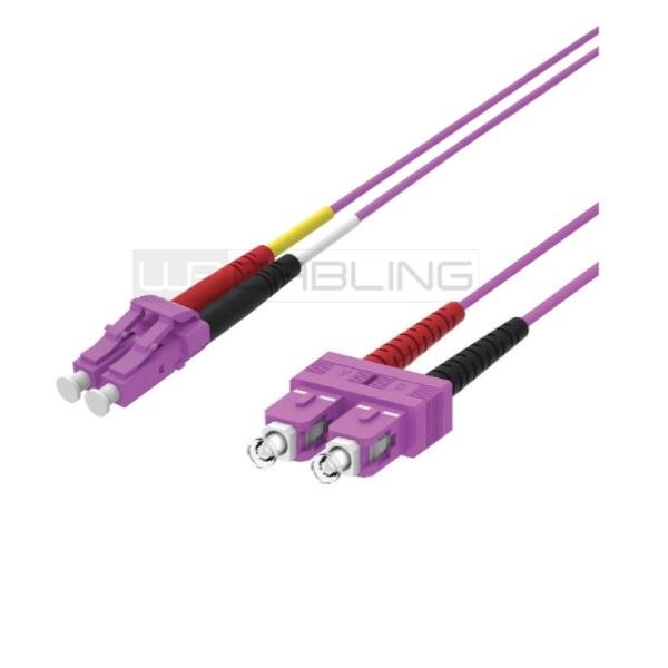 PATCH CORD 2 FIBRE 50/125 OM4 LCD/SCD CAVO …