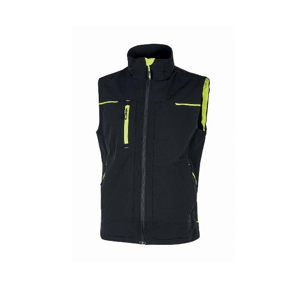 U-POWER GILET SATURN BLACK CARBONS