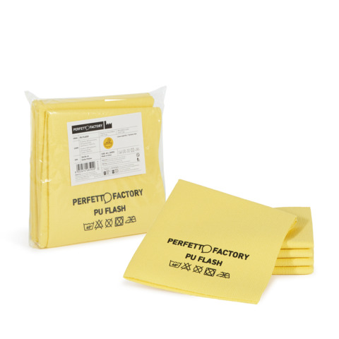 Conf 5 Panni in PU flash 34x36cm giallo …