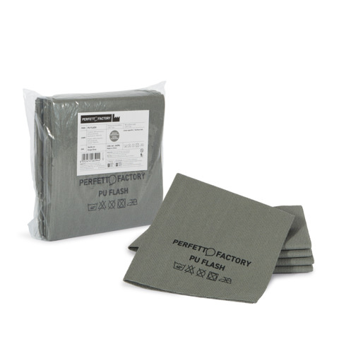 Conf 5 Panni in PU flash 34x36cm grigio …