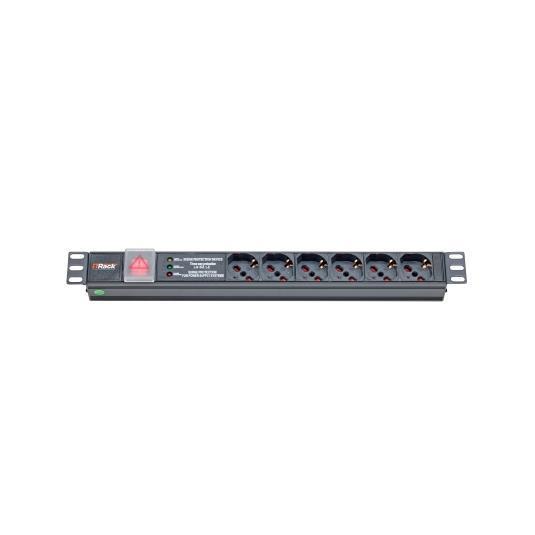 ITrack PDU 1U 6 PRESE UNIVERSALE CON INTERRUTTORE …