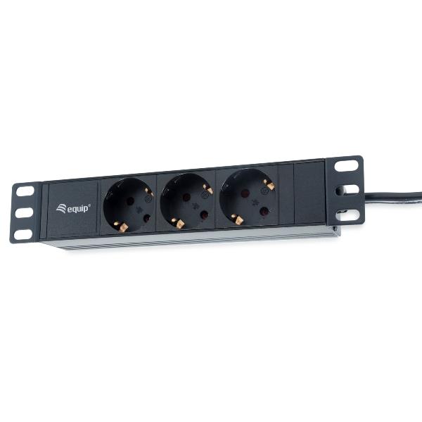 EQUIP POWER STRIP 3BAY CEE7/4 W. 1 8M …