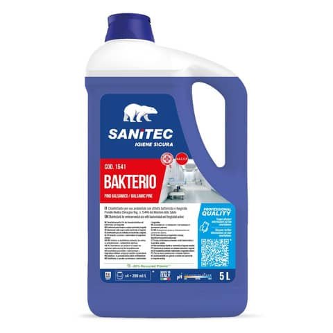 Detergente disinfettante Bakterio - 5 L - pino …