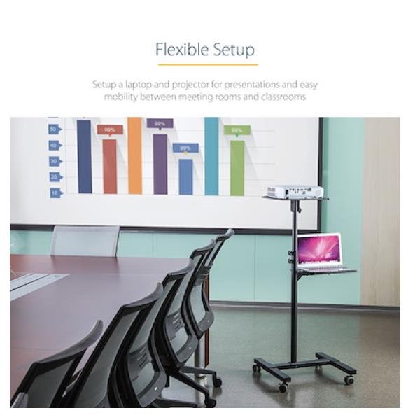 StarTech.com Supporto per proiettore e laptop - Carrello …