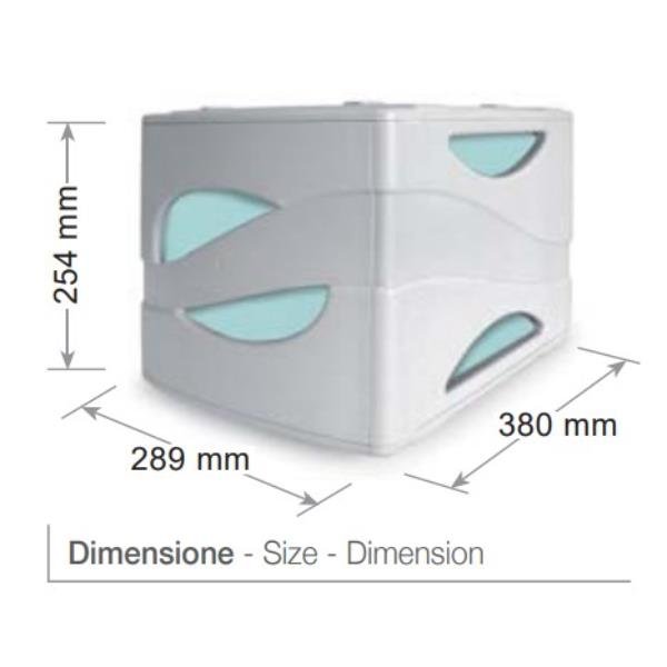 ARDA Smile Classic - Cassettiera - 4 cassetti …