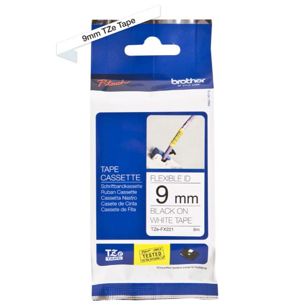 Brother - Nastro laminato flessibile - Nero / …