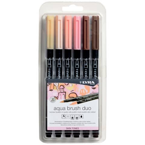 Pennarello Aqua Brush Duo - skin tones - …