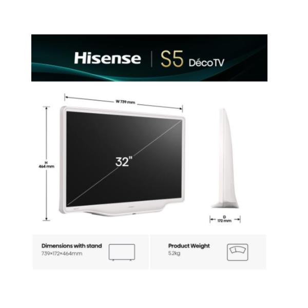Hisense 32S5Q, 81,3 cm (32?), 1920 x 1080 …