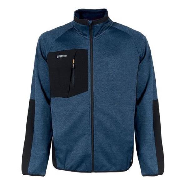 U-POWER FELPA FULL ZIP HULL DEEP BLUE - …