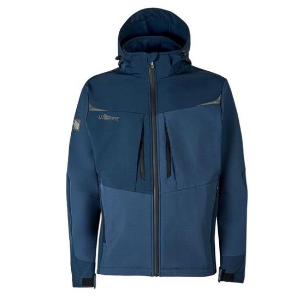 U-POWER GIACCA SOFTSHELL VERVE DEEPBLUE 2XL
