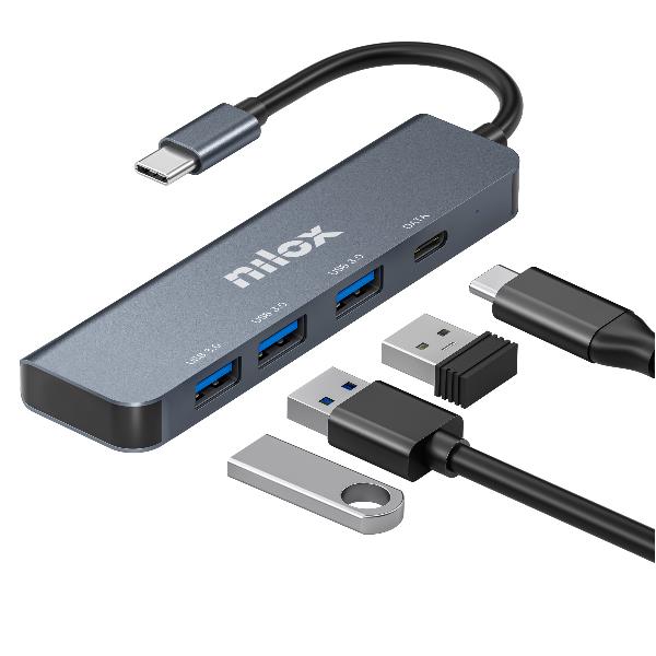 NILOX HUB USB C 3XUSB 3.0 1XUSBC