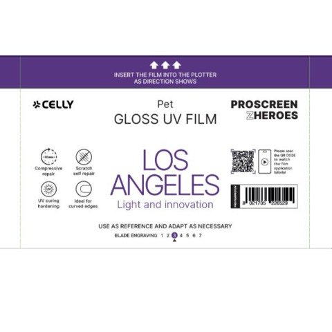CELLY 20 PZ PROFILM UV GLOSSY LOS ANGELES