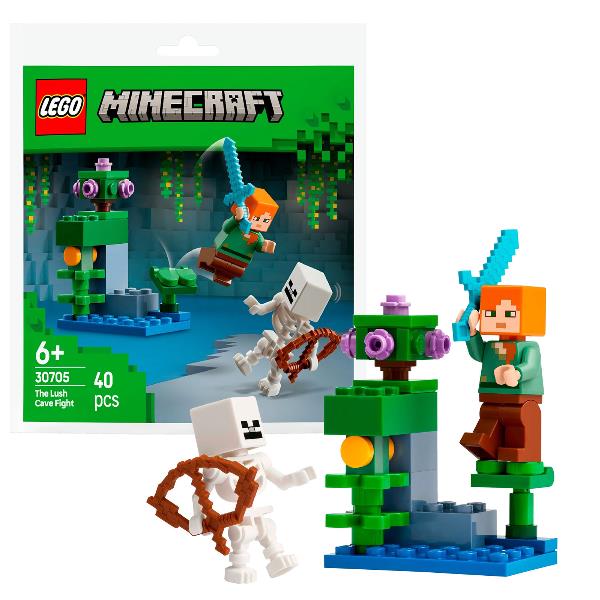 LEGO MINECRAFT RECRUITMENT BAGS DUELLO NELLA GROTTA LUSSUREGGIANTE