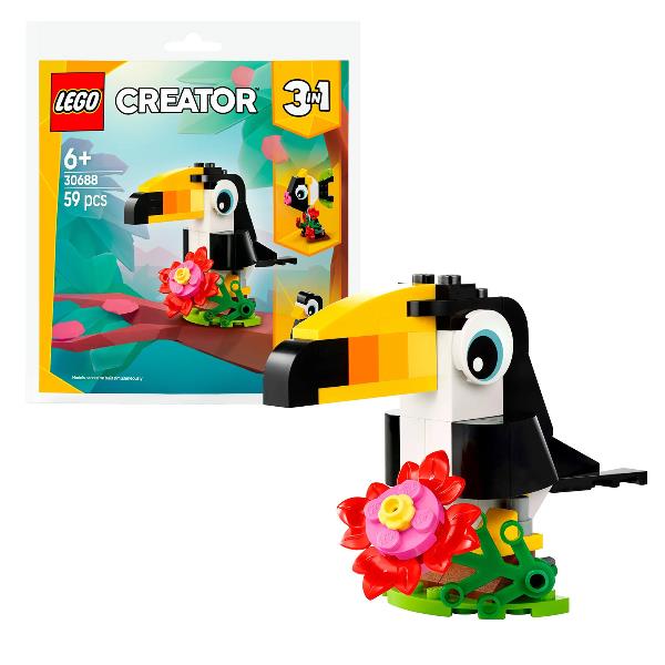 LEGO CREATOR 3 IN 1 TUCANO TROPICALE TRASFORMABILE …