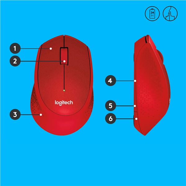 Logitech M330 SILENT PLUS - Mouse - 3 …