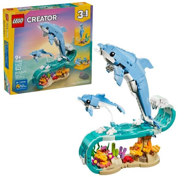 LEGO CREATOR ANIMALI MARINI MERAVIGLIOSI DELFINI CHE SI …