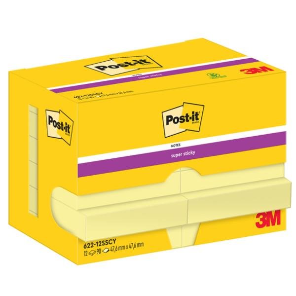 CF12 POST-IT SK/CANARY/47X47/90 FF