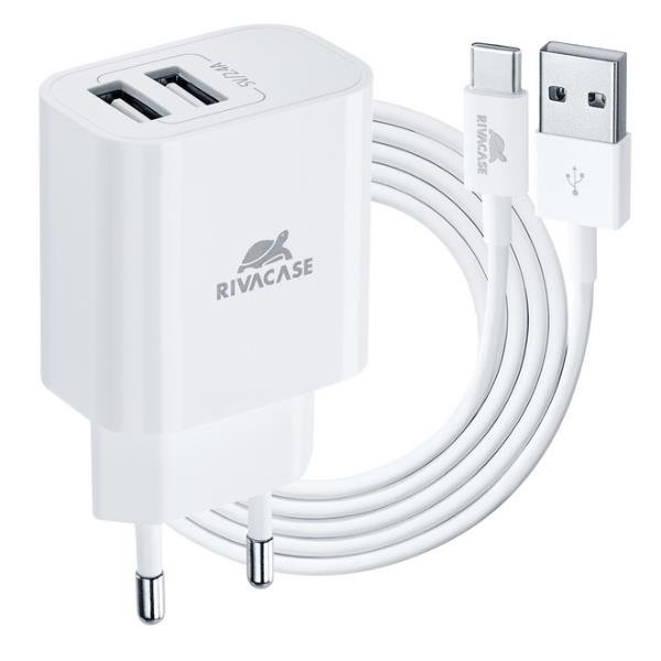 RIVACASE CARICABATTERIE DA RETE 12 W 2.4A - …