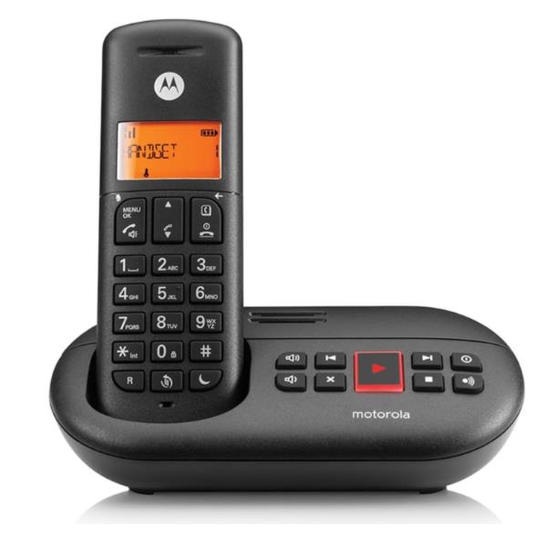 MOTOROLA E211 TELEFONO CORDLESS DECT CON SEGRETERIA TELEFONICA …