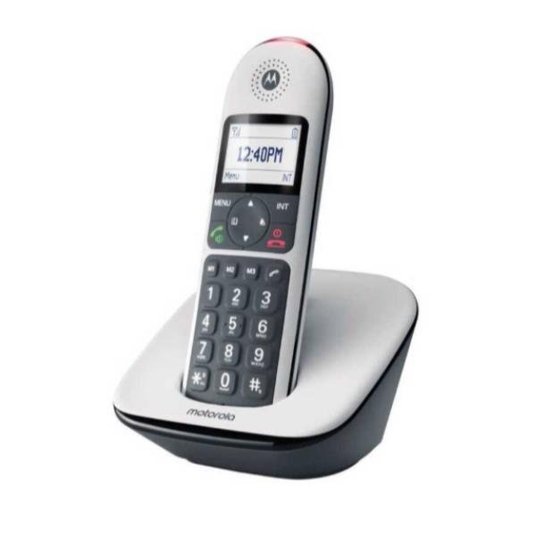 MOTOROLA CD5001 CORDLESS SENIOR TASTI GRANDI RETROILLUMINATI AMPIO …