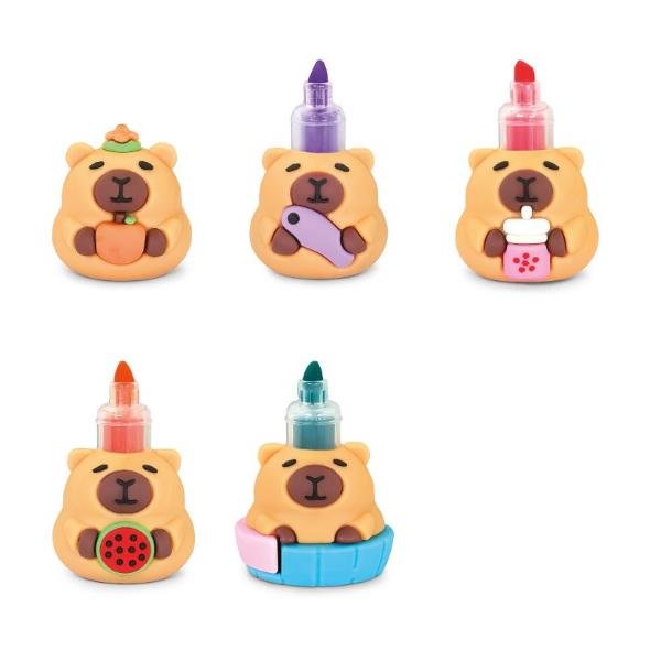 LEBEZ CAPIBARA ESPOSITORE SET DA 4 MINI EVIDENZIATORI …