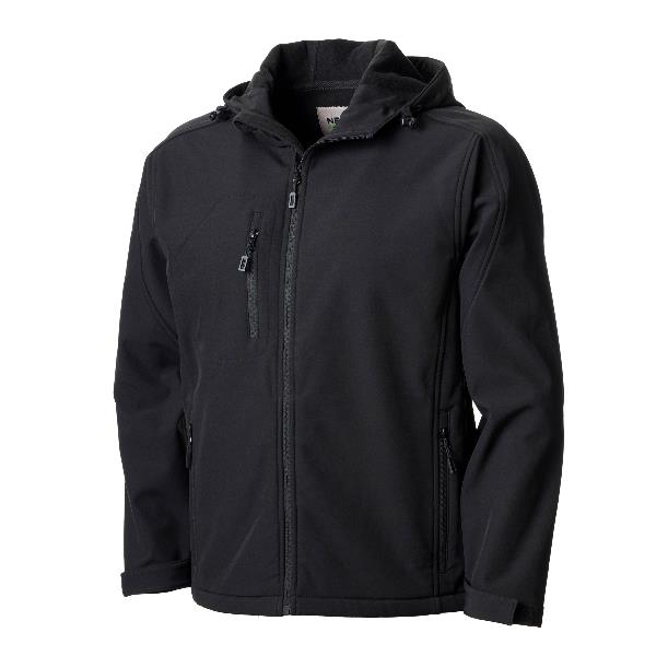 NERI SAFETY GIUBBINO SOFTSHELL BASILEA NERO L