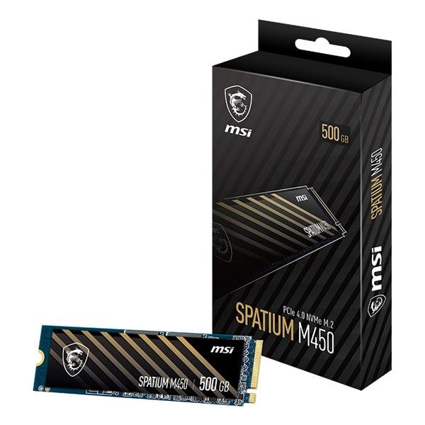 MSI SPATIUM M371 SSD M.2 500GB NVME NAND …