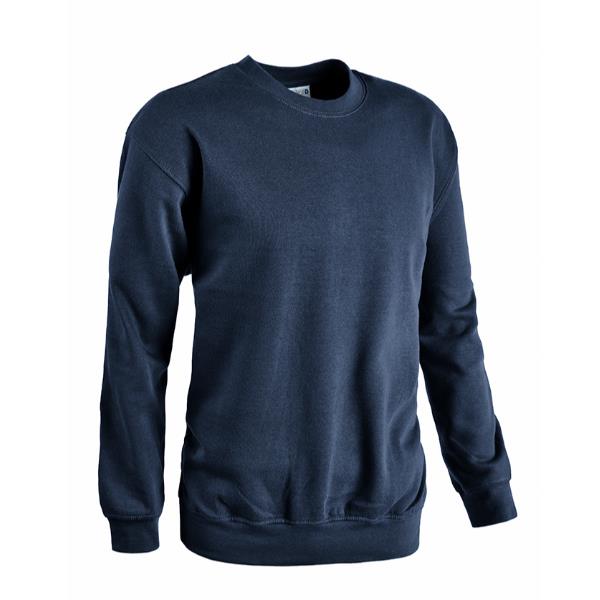 SOTTOZERO FELPA GIROCOLLO RING BLU NAVY-XL