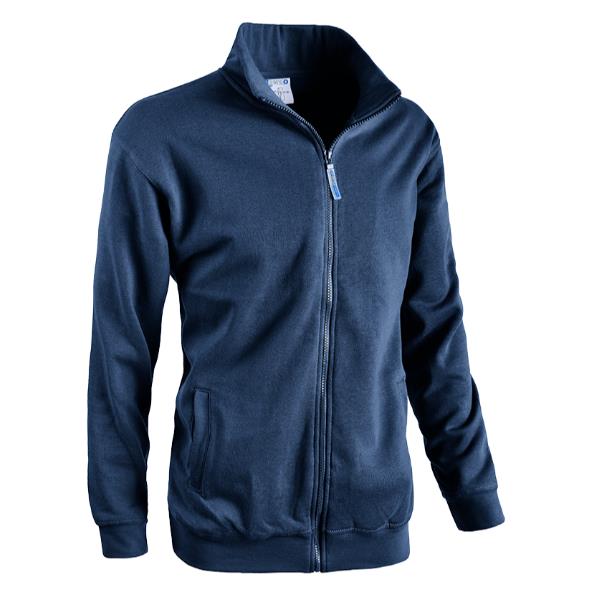 SOTTOZERO FELPA FULL ZIP JUMP BLU NAVY-XXXL
