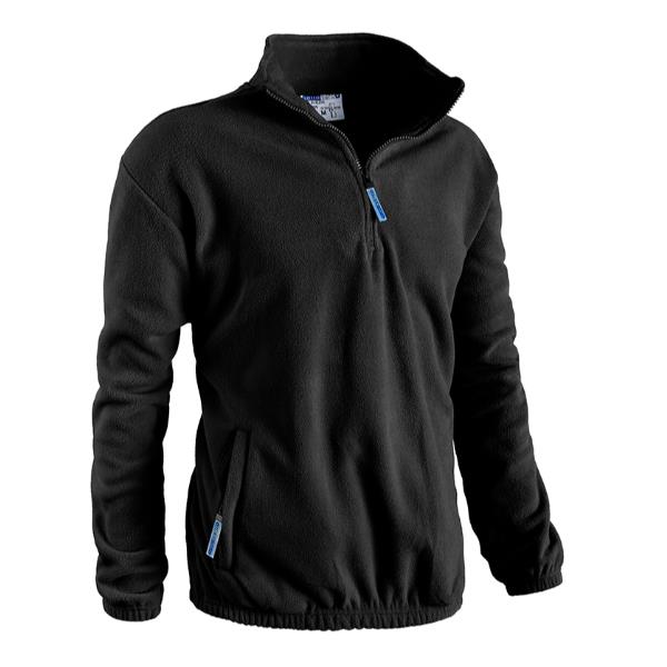 SOTTOZERO PILE SVEZIA MEZZA ZIP NERO-XL