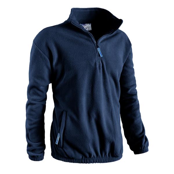SOTTOZERO PILE SVEZIA MEZZA ZIP BLU NAVY-M
