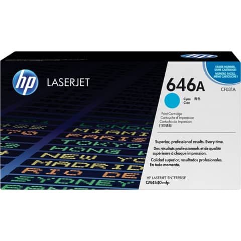 Hp - Toner originale - 646A - Ciano …