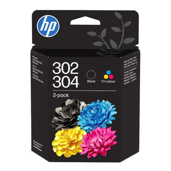 HP INC HP 302/304 TRI-COLOR/BLACK 2-PACK