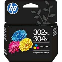 HP 302XL/304XL TRI-COLOR INK CIANO MAGENTA GIALLO ALTA …