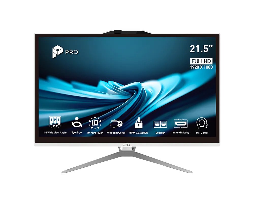 MSI PC AIO 21,5" WHITE TOUCH i5-14400 16GB …