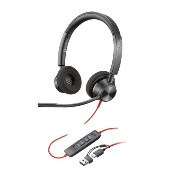 POLY CUFFIA BW 3320 STEREO -M USB-C HS …