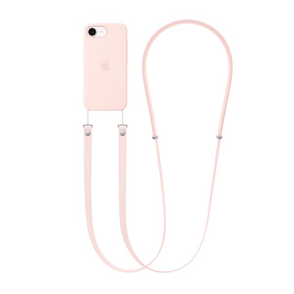 APPLE CROSSBODY STRAP - SOFT PINK