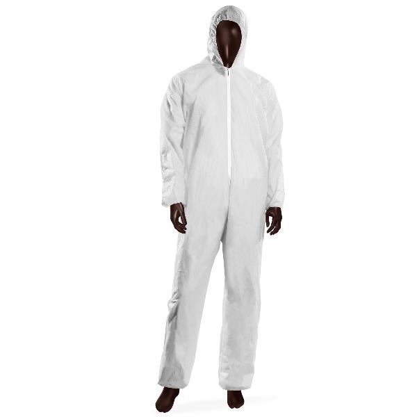 AJSIA CF50 TUTA HOOD 40 BIANCO M