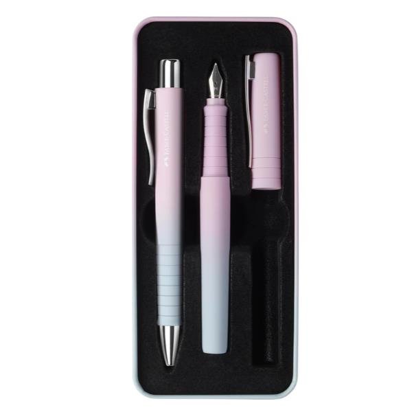 FABER CASTELL SET POLY BLUSH SKY STILO + …