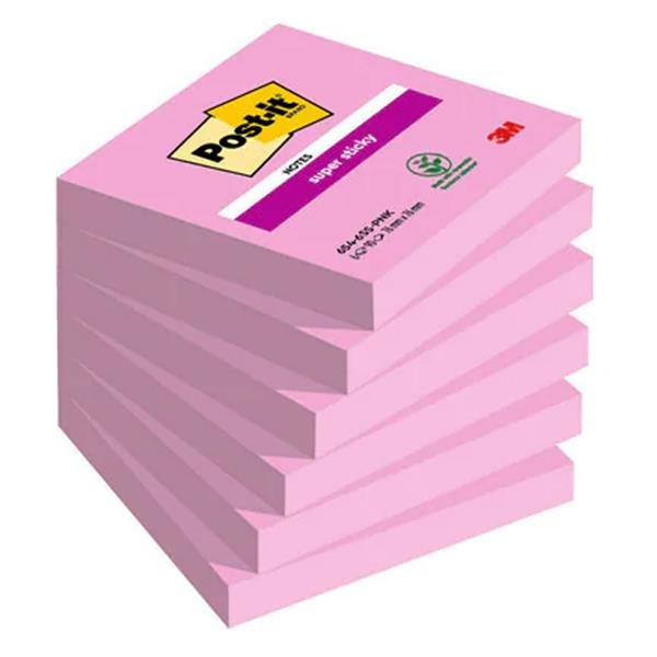 Cf. 6pz 90 foglietti Post-itÂ® Super Sticky 76x76mm …