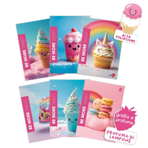 Maxiquaderno Be More Sweet - A4 - 1 …