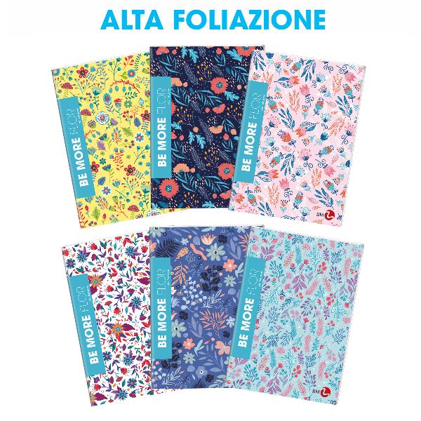 Maxiquaderno Be More Flor - A4 - 5mm …