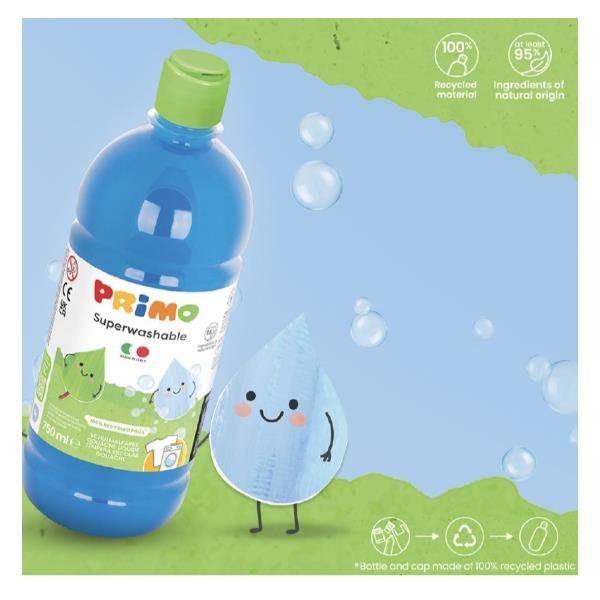 PRIMO TEMPERA SUPERWASHABLE 750ML NERO