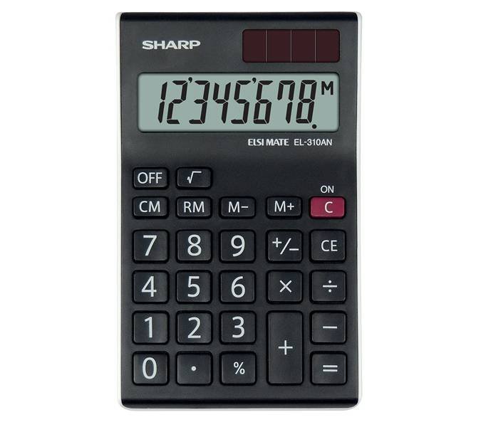 Sharp - Calcolatrice da tavolo EL310ANWH