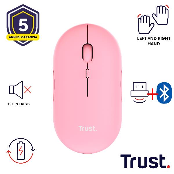Mouse Puck - ultrasottile - wireless - ricaricabile …