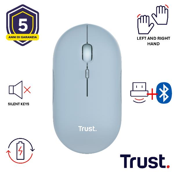 Mouse Puck - ultrasottile - wireless - ricaricabile …