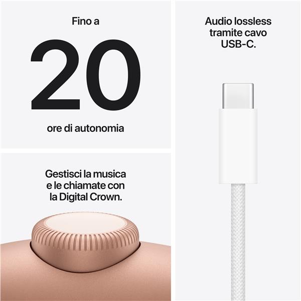 APPLE AIRPODS MAX 2 CUFFIE BLUETOOTH SENZA FILI …
