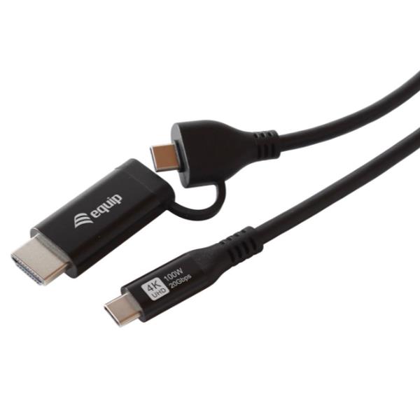 EQUIP 2 IN 1 USB-C TO C + …