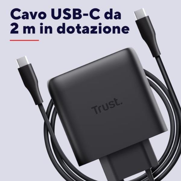 TRUST MAXO 65W 4P GAN CHARGER BLK