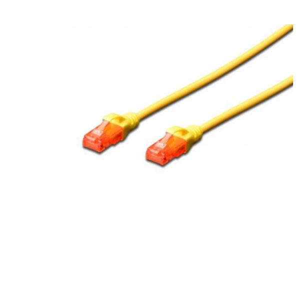 DIGITUS BY ASSMANN PATCH U/UTP CAT.6 PVC GIALLO …